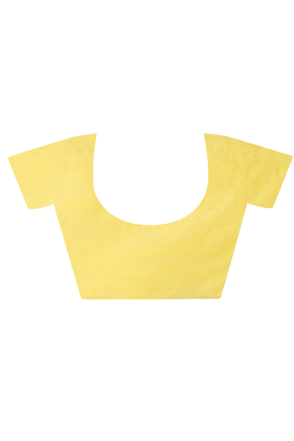 Yellow Blended Cotton Thulasi Hand Loom Saree (1189)